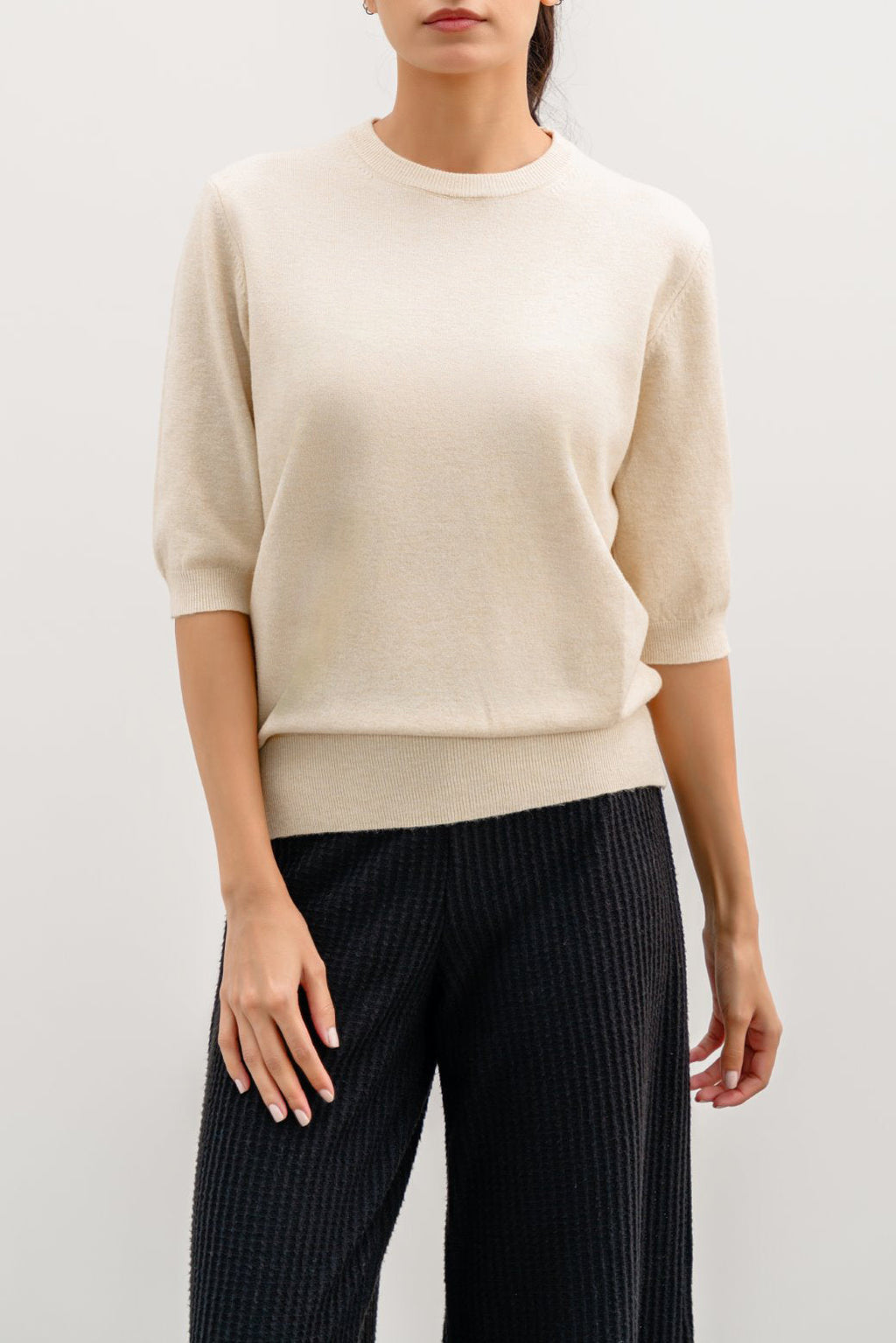 The Beige Jilpop Everyday Jumper