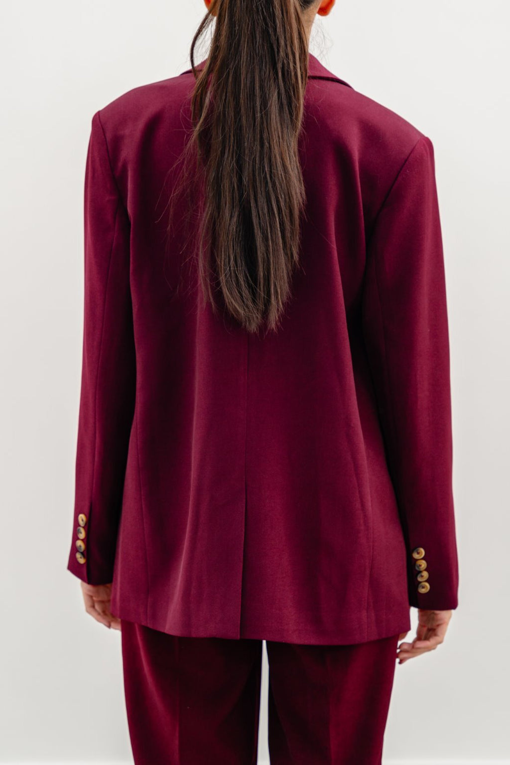 Tailored Burgundy Jilpop Blazer