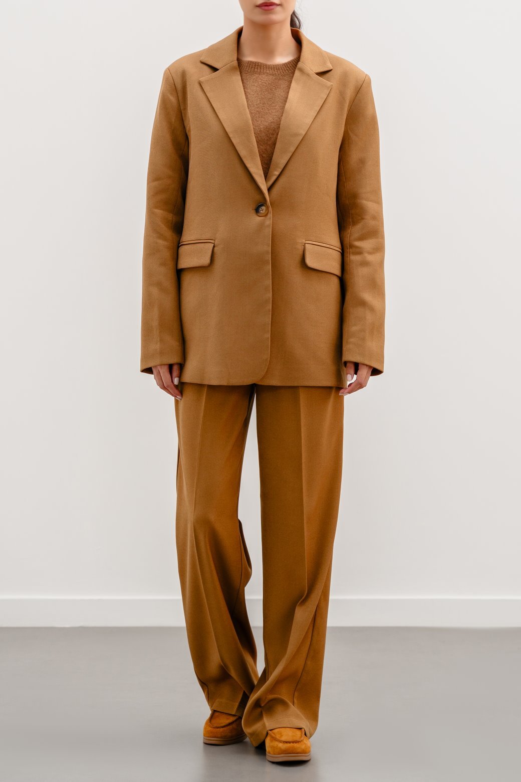 Tailored Camel Jilpop Blazer