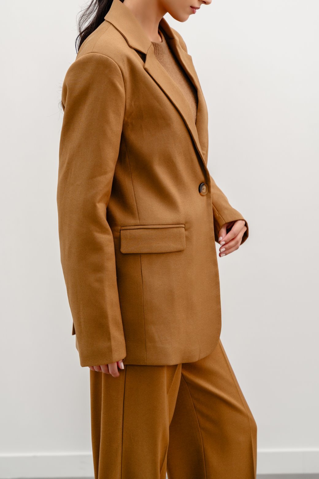 Tailored Camel Jilpop Blazer