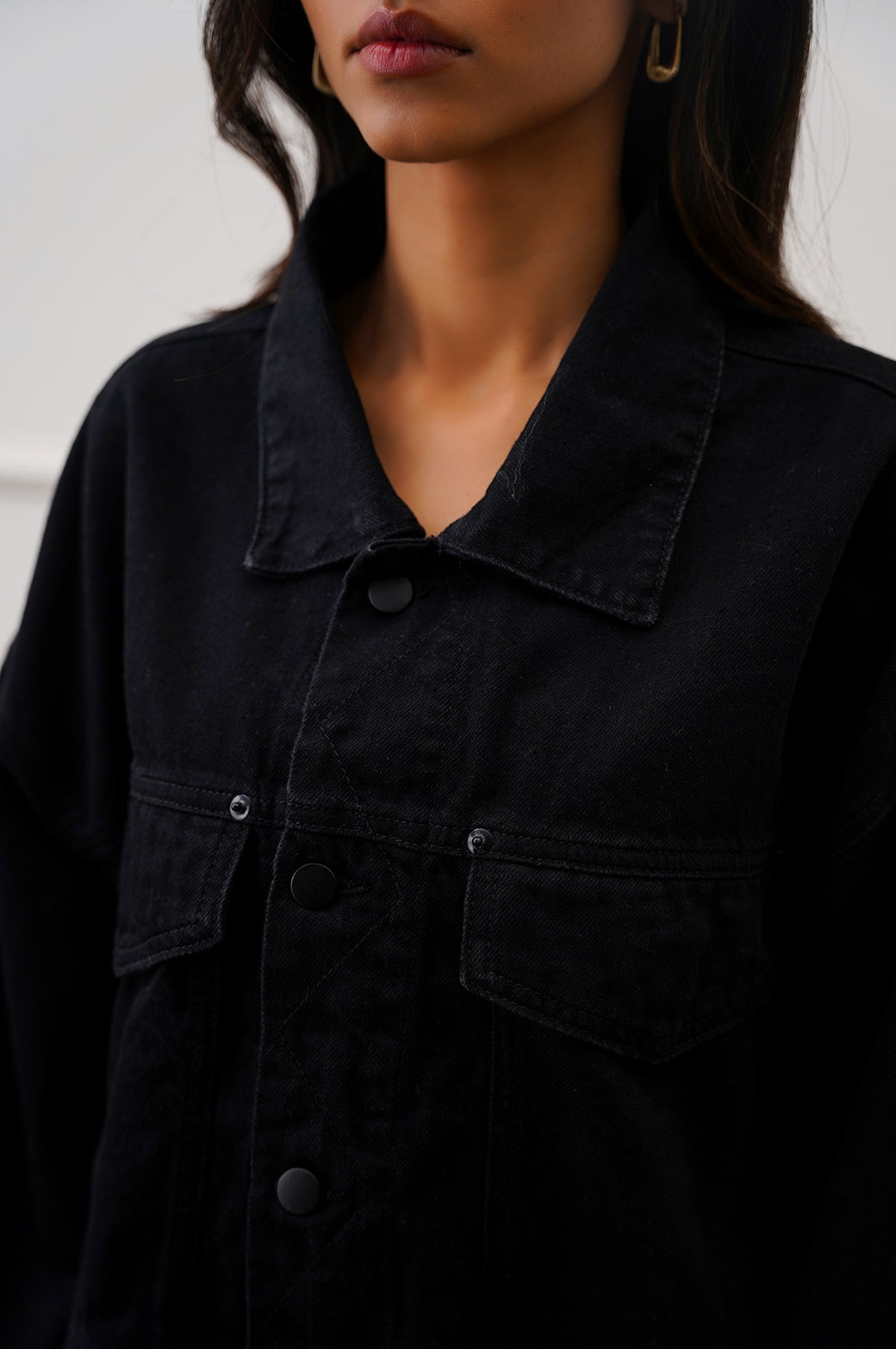 Seoul Black Jilpop Denim Jacket