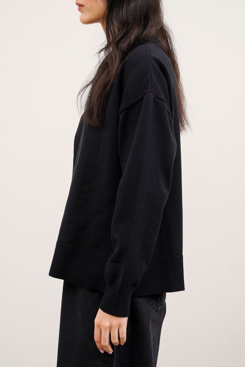 Michigan Black Jilpop Polo Jumper