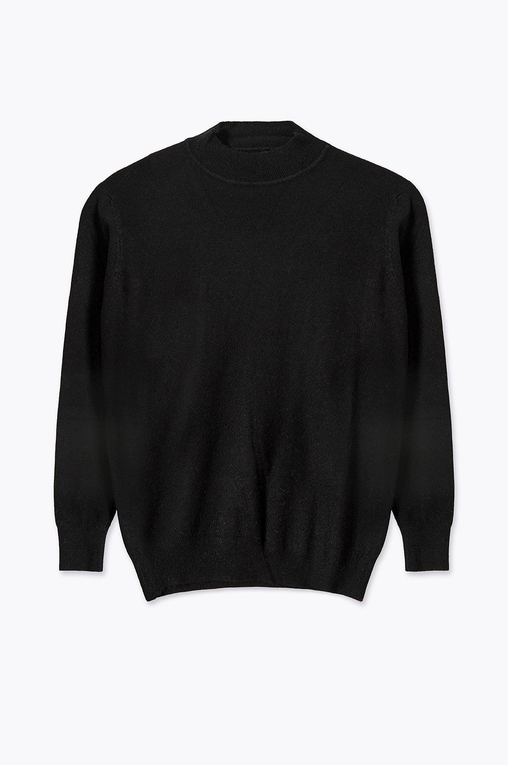 Soft Black Jilpop Knitted Sweater