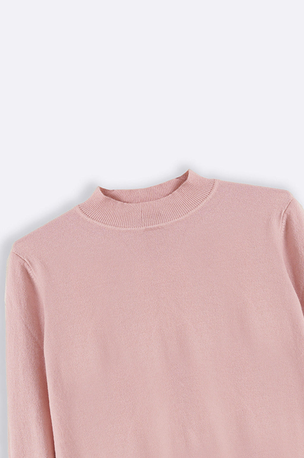 Soft Pink Jilpop Knitted Sweater