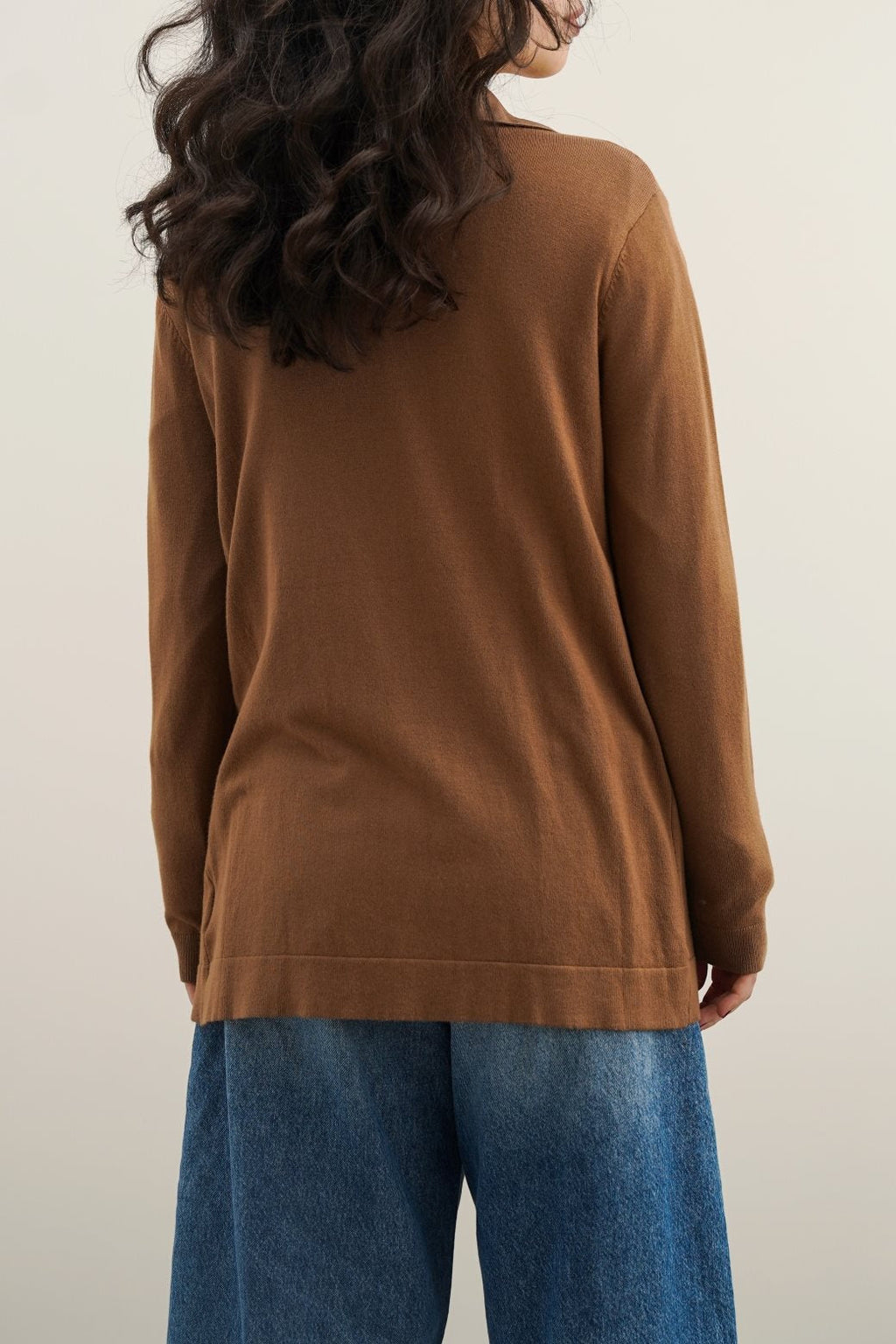 Lightweight Camel Jilpop Daily Cardigan