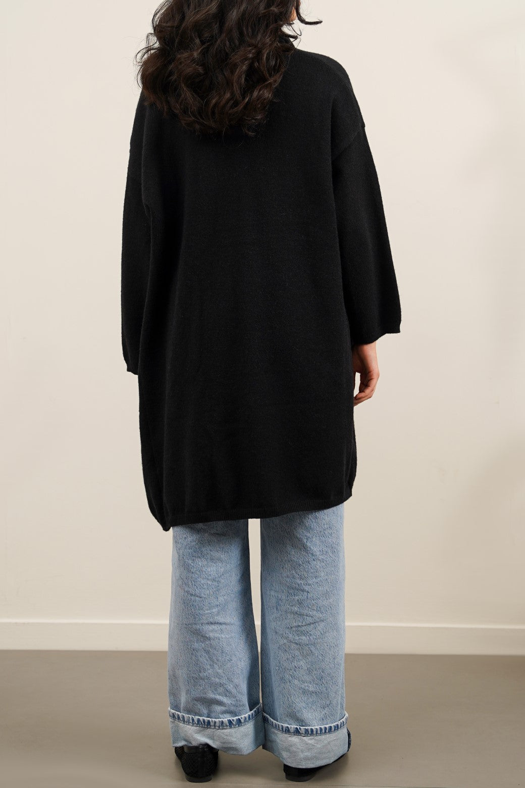 The Black Jilpop Mom Cardigan