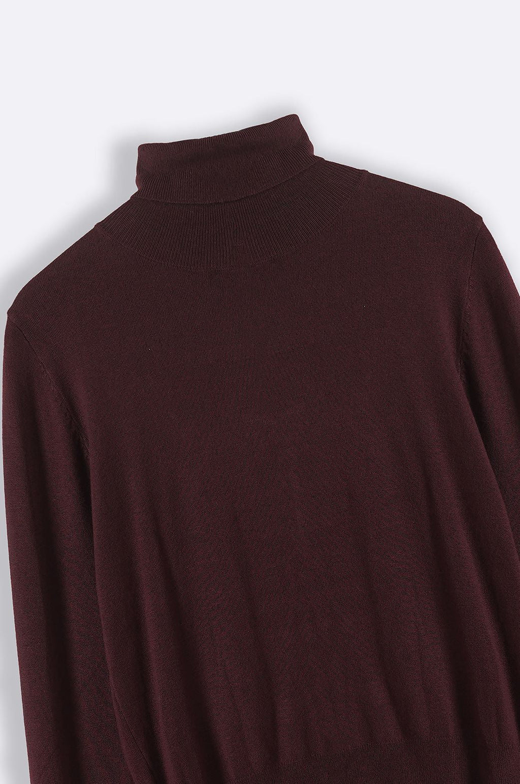Classic Wine Jilpop Rollneck Sweater