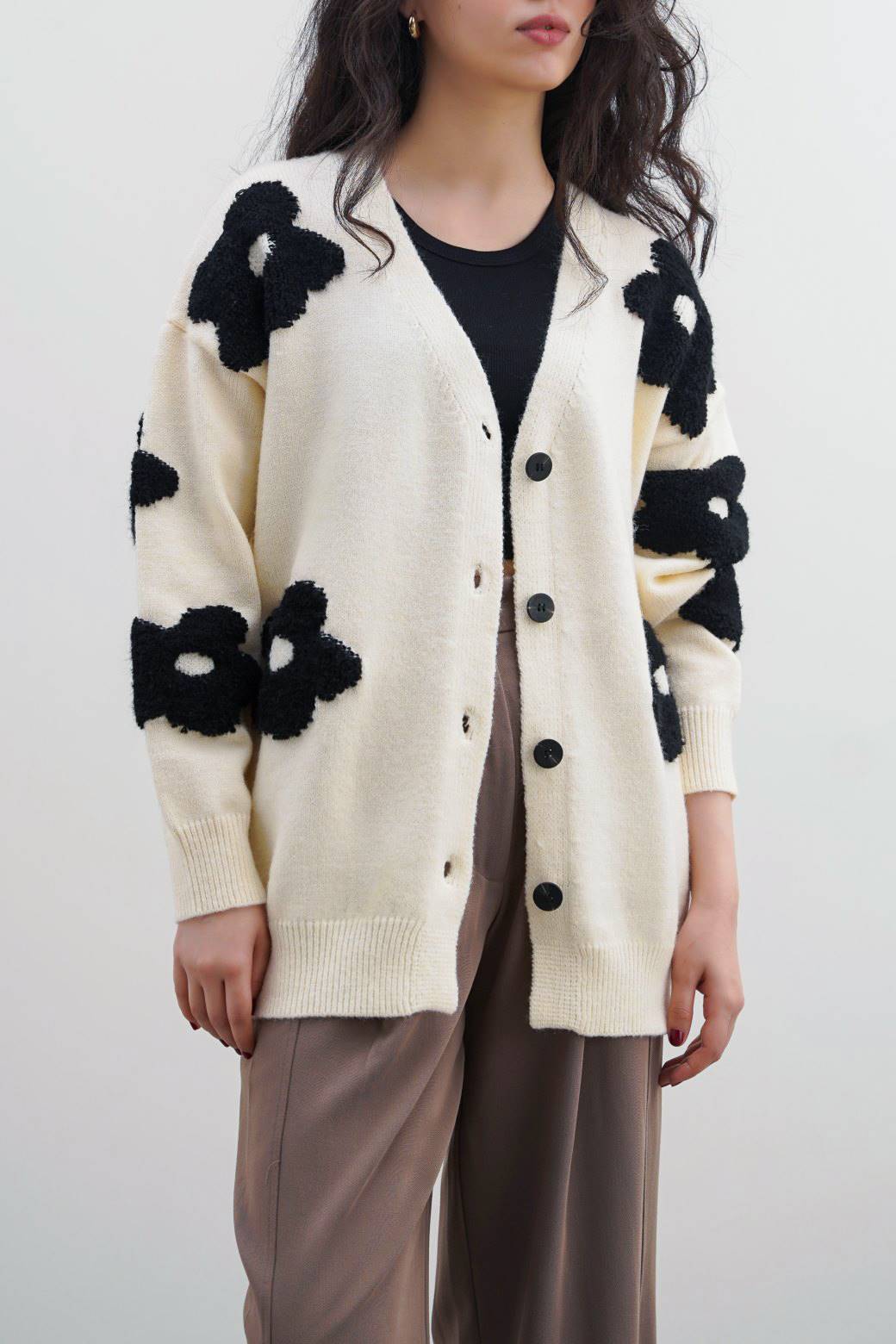 Forget-Me-Not White Jilpop Cardigan