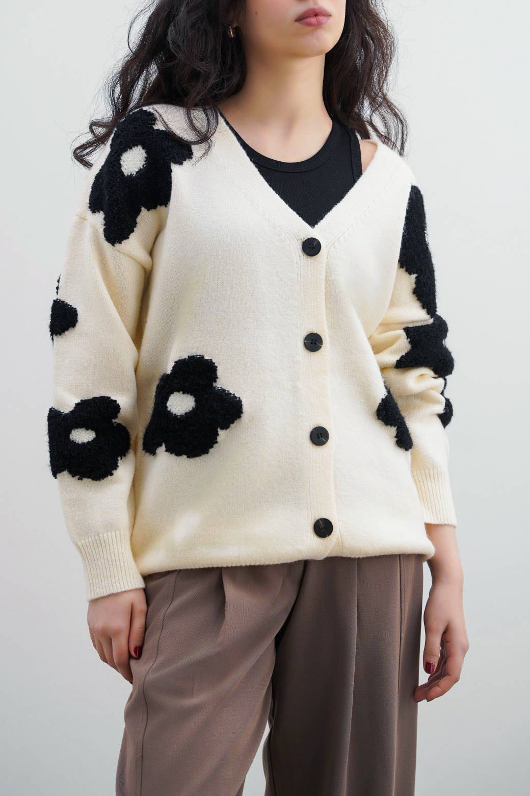 Forget-Me-Not White Jilpop Cardigan