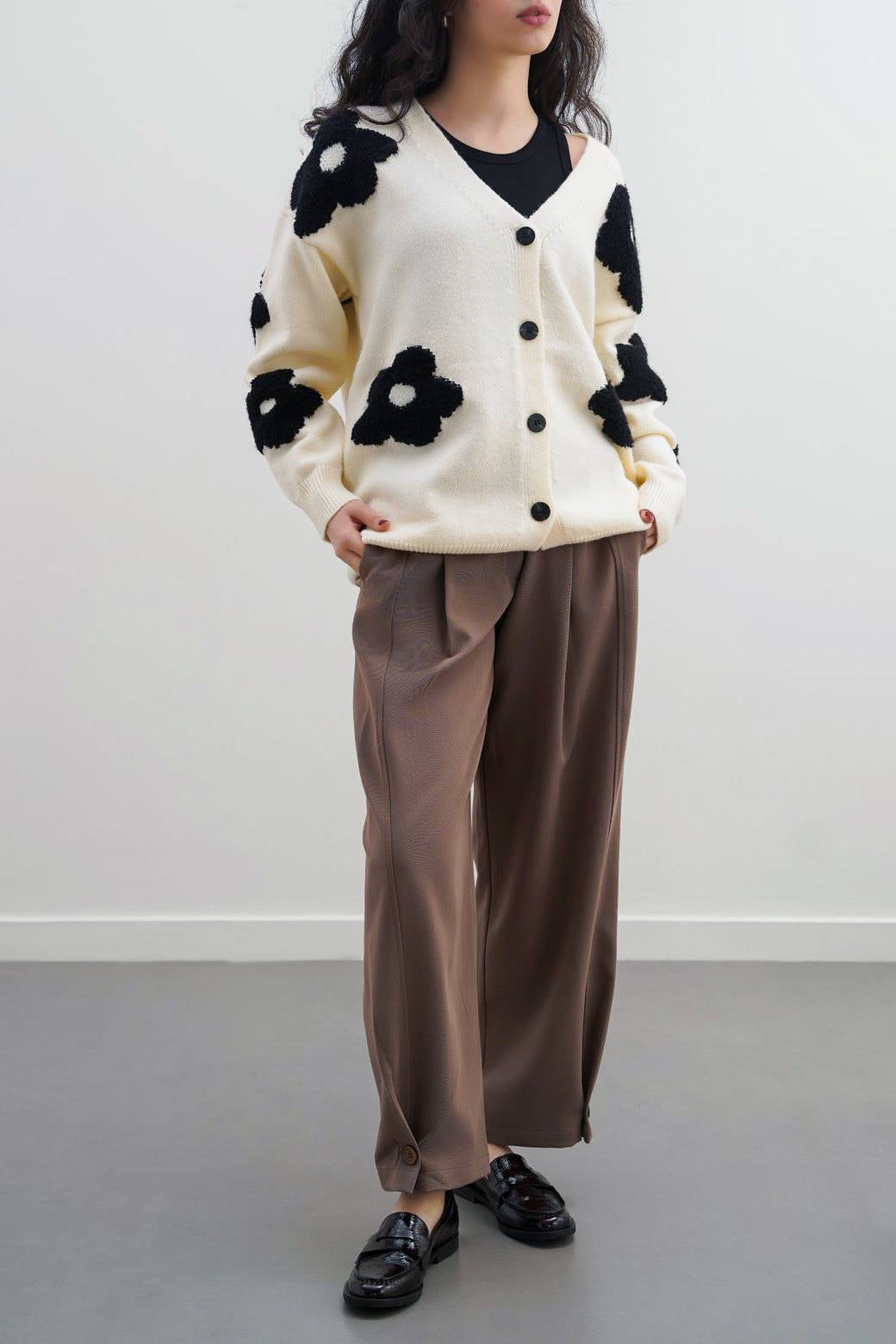 Forget-Me-Not White Jilpop Cardigan