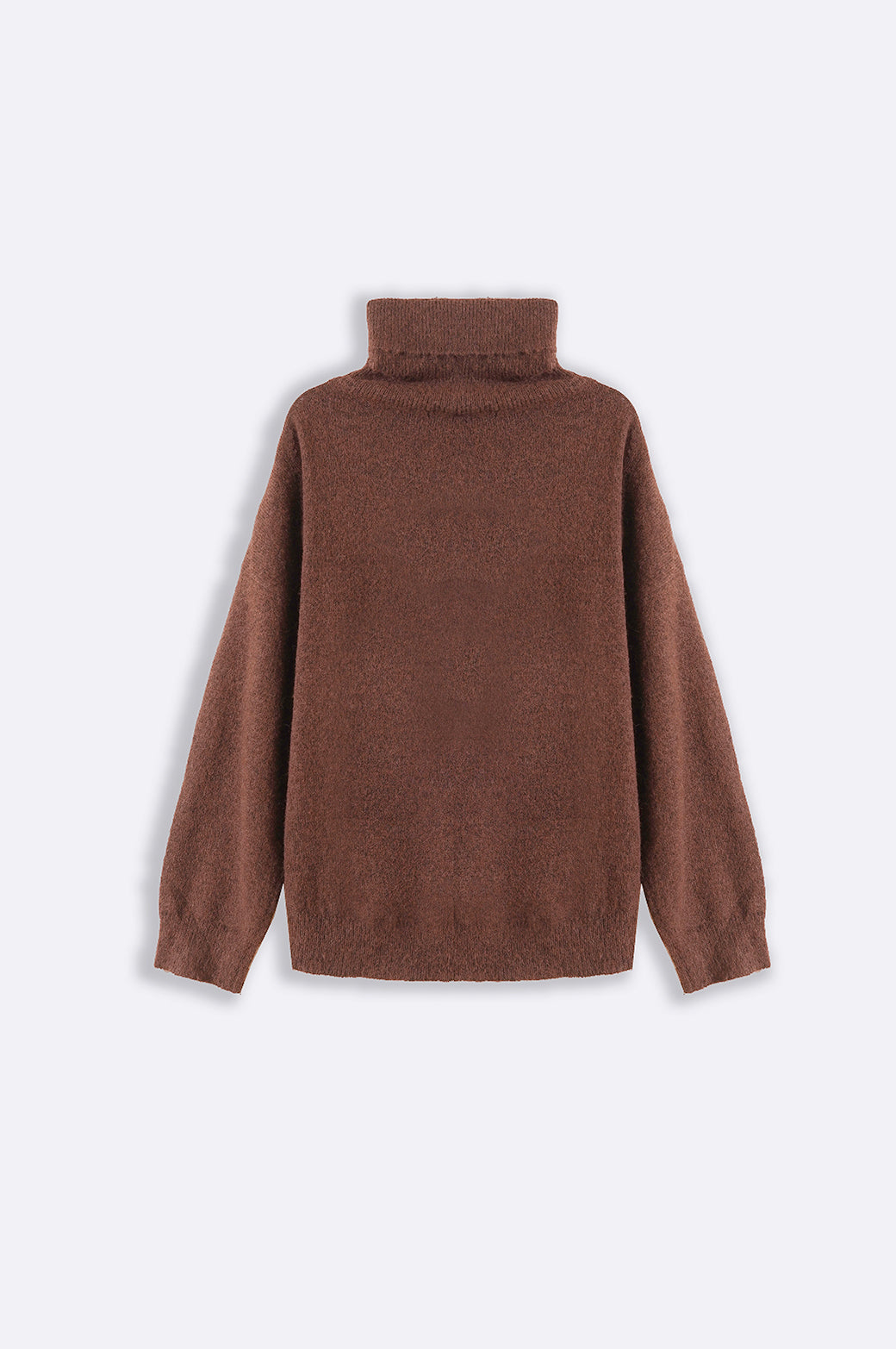 Manhattan Brown Jilpop High Neck Sweater